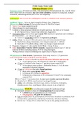 Regis NU641 Pharmacology Exam 2 Study Guide 2022-2023