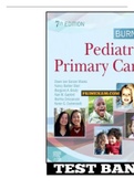 Burns Pediatric Primary Care 7th Edition Test Bank