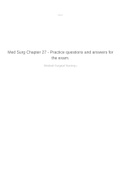 Med Surg Chapter 27 -Frequently asked questions and answers in every Exam