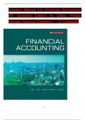 Solution Manual For Financial Accounting, 8th Canadian Edition 2024, by Libby, Hodge, Verified Chapters 1 - 13, Complete Newest Version