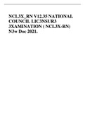 NCL3X_RN V12..35 NATIONAL COUNCIL LIC3NSUR3 3XAMINATION ( NCL3X-RN) N3w Doc 2023