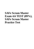 SAFe Scrum Master Exam 4.6 TEST, SAFe Scrum Master Practice Test