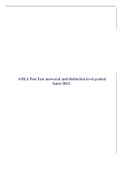 AMLS (Advanced Medical Life Support) Pretest & post test (answered) Distinction level study guide; 2022/2023.