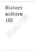 HISTORY MIDTERM 102