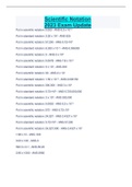 Scientific Notation 2023 Exam Update