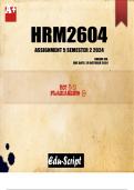 HRM2604 Assignment 5 (COMPLETE ANSWERS) Semester 2 2024 - DUE 29 October 2024