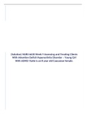 (Solution) NURS 6630 Week 9 Assessing and Treating Clients With Attention Deficit Hyperactivity Disorder – Young Girl With ADHD/ Katie is an 8 year old Caucasian female.