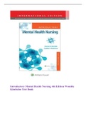 Introductory Mental Health Nursing 4th Edition Womble Kincheloe Test Bank