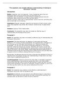 Religious language I (Negative, etc) ESSAY PLANS- Philosophy & Ethics A Level OCR