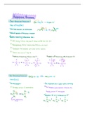 14D (Organic Chemistry II) Summary of EVERYTHING you Need to Know