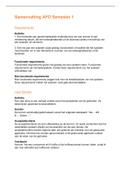 Samenvatting  Analyse en Functioneel Ontwerpen (ICT.P.AFO)