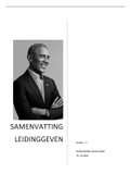 Samenvatting  Leidinggeven (ICT.PV-LG)