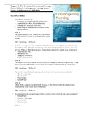 Test Bank For Contemporary Nursing Issues, Trends, & Management 9th Edition by Barbara Cherry, Susan R. Jacob Chapter 1-28 | Complete Guide A+