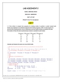 LAB ASSESMENT-5 Vellore Institute of Technology MEE 1014