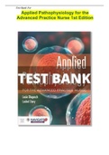 Test Bank Applied Pathophysiology for the Advanced Practice Nurse 1st Edition