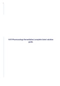 VATI Pharmacology Remediation|complete latest solution guide.