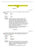 PATHOI370IMIDTERMIEXAM (Answered) 2023