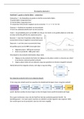 Samenvatting domein I economie 