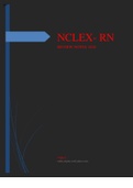 NCLEX- RN REVIEW NOTES