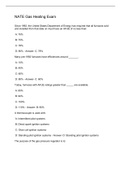 NATE Exam: Core Essentials/NATE Heat Pump Exam Questions And Answers/NATE Exam: Air Conditioning and Heat Pumps/NATE A/C Exam 1 Questions And Answers/NATE Core Questions And Answers/NATE Core practice Questions And Answers/NATE Gas Heating Exam