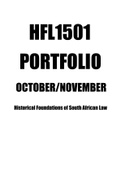 HFL1501 Exam Portfolio Oct