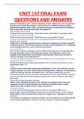 CNET 157 FINAL EXAM  QUESTIONS AND ANSWERS LATEST GUIDE (2022/2023) LATECNET 157 FINAL EXAM  QUESTIONS AND ANSWERS LATEST GUIDE (2022/2023) LATEST GUIDE SOLUTION COMPLETE RATED A. GUIDE SOLUTION COMPLETE RATED A.