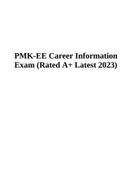 PMK-EE Career Information Exam | Rated 100% 2023