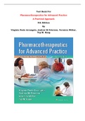 Test Bank For Pharmacotherapeutics for Advanced Practice A Practical Approach 5th Edition By Virginia Poole Arcangelo, Andrew M Peterson, Veronica Wilbur, Tep M. Kang |All Chapters, Complete Q & A, Latest|