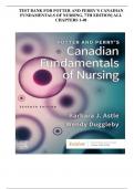 TEST BANK FOR POTTER AND PERRY’S CANADIAN FUNDAMENTALS OF NURSING, 7TH EDITION| ALL CHAPTERS 1-48