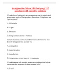 Straighterline Micro 250 final prep| 227 questions| with complete solutions