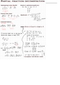 Partial Fraction Decomposition 