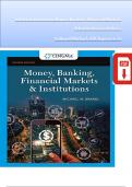 SOLUTION MANUAL For Money, Banking, Financial Markets and Institutions, 2nd Edition by Brandl Michael, Verified Chapters 1 - 24, Complete Newest Version