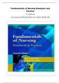 TestBank for Fundamentals of Nursing Standards and  Practice  4 th edition by Sue C. DeLaune, MN, RN and Patricia K. Ladner, RN, MS, MN