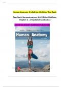 Human Anatomy 6th Edition McKinley Test Bank Chapter 1 - 28 Updated Guide 2024.