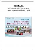 Test Bank For Burns’ Pediatric Primary Care 7th Edition By Garzon, Starr, Consists Of 46 Complete Chapters, ISBN: 978-0323581967