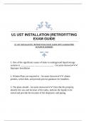 U1 UST INSTALLATION |RETROFITTING EXAM GUIDE WITH GUARANTEED ACCURATE ANSWERS