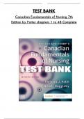 Test Bank For Lewis Medical-Surgical Nursing Canadian 5th edition & Potter  Canadian Fundamentals of Nursing 7th edition ( PACKAGE DEAL )