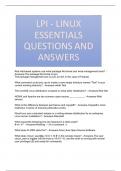 LPI - LINUX ESSENTIALS QUESTIONS AND ANSWERS