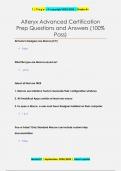 Alteryx Advanced Certification  Prep Questions and Answers (100%  Pass)