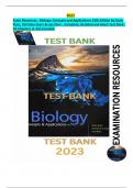 Exam Resources - Biology: Concepts and Applications 10th Edition by Cecie Starr, Christine Evers & Lisa Starr - Complete, Detailed and latest Version. All Chapters Included. 