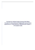 Test Bank For Medical-Surgical Nursing 10th Edition Concepts for Interprofessional Collaborative Care by Donna Ignatavicius, M. Linda Workman 9780323612425 Chapter 1-69 Complete Guide .