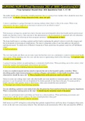 NURSING NUR10 Final Semester 202 of 3000 Questions[431] NURSING NUR10 Final Semester 202 of 3000 Questions[431] NURSING NUR10 Final Semester 202 of 3000 Questions[431] NURSING NUR10 Final Semester 202 of 3000 Questions[431] NURSING NUR10 Final Semester 20