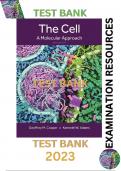 Exam Resources - The Cell: A Molecular Approach 9th Edition by Geoffrey Cooper, Kenneth Adams - Complete, Updated & Latest Version. All Chapters  Included.