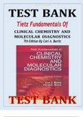 Complete Test Bank Tietz Fundamentals of Clinical Chemistry and Molecular Diagnostics 7th Edition Burtis Questions & Answers with rationales All  (Chapters 1-49)