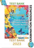 Exam Resources - Varcarolis' Foundations of Psychiatric-Mental Health Nursing: A Clinical Approach 9th Edition by Margaret Jordan Halter - Complete, Updated & Latest Version. All Chapters  Included.