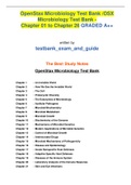 OpenStax Microbiology Test Bank / OSX Microbiology Test Bank - Chapter 01 to Chapter 26 GRADED A++