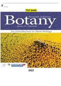 Test Bank for Botany; An Introduction to Plant Biology 7th Edition by James Mauseth