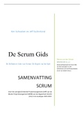 Samenvatting  Scrumguide & Self-Studymodule Scrum (MPM-PM-AHP-22_3_V)