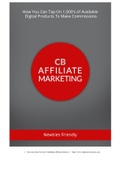 ClickBank Affiliate Marketing