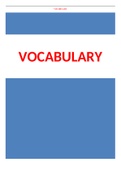 VOCABULARY